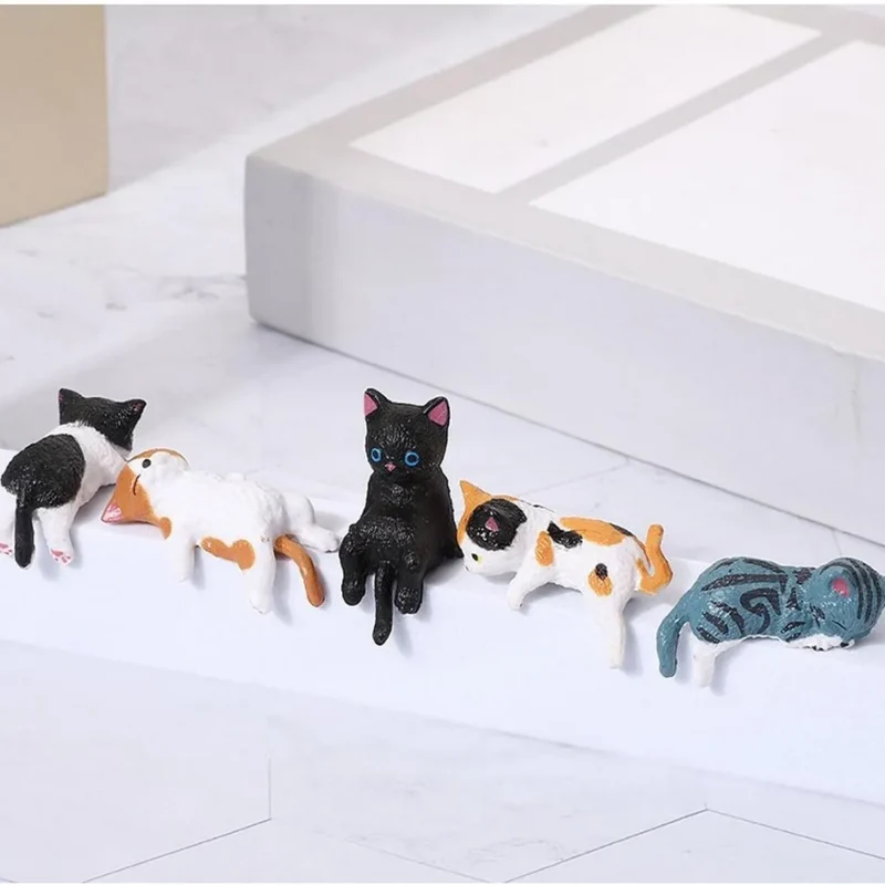 Miomu Figuras de Gatos para Tablero del Auto o Monitor