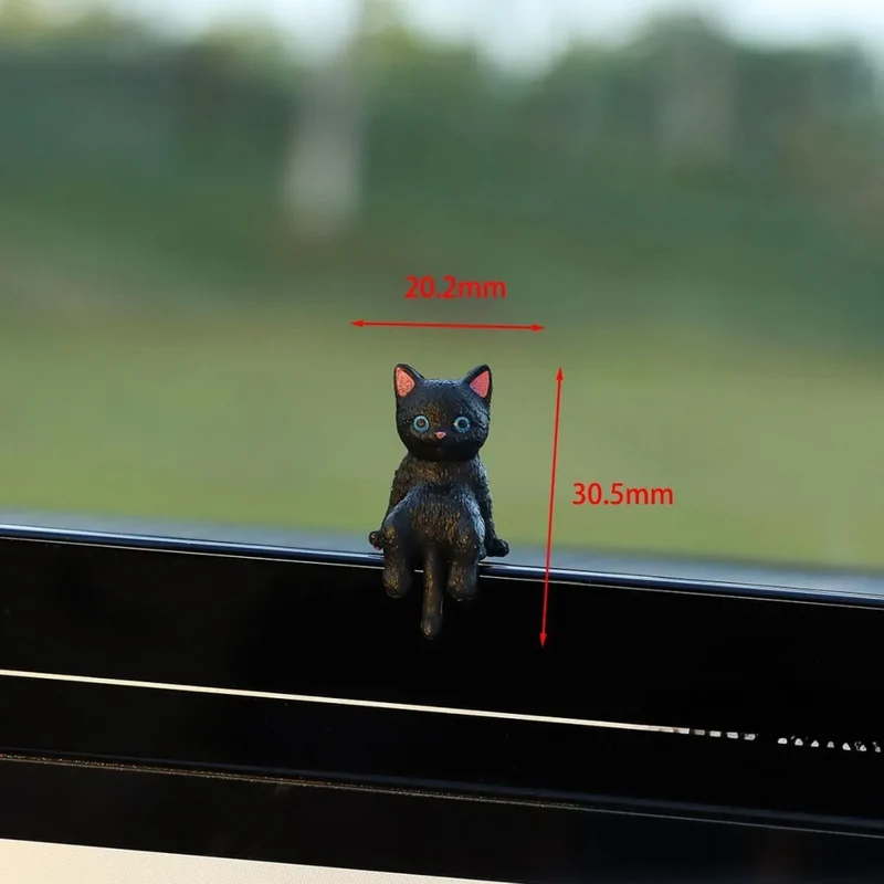 Miomu Figuras de Gatos para Tablero del Auto o Monitor