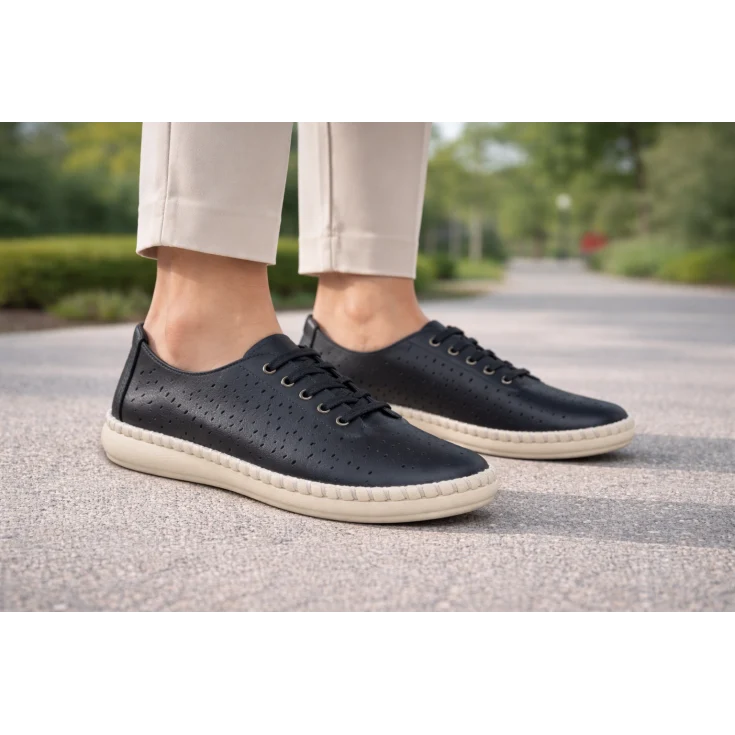 MUJER ZAPATO COMODO ALIVIA NEGRO
