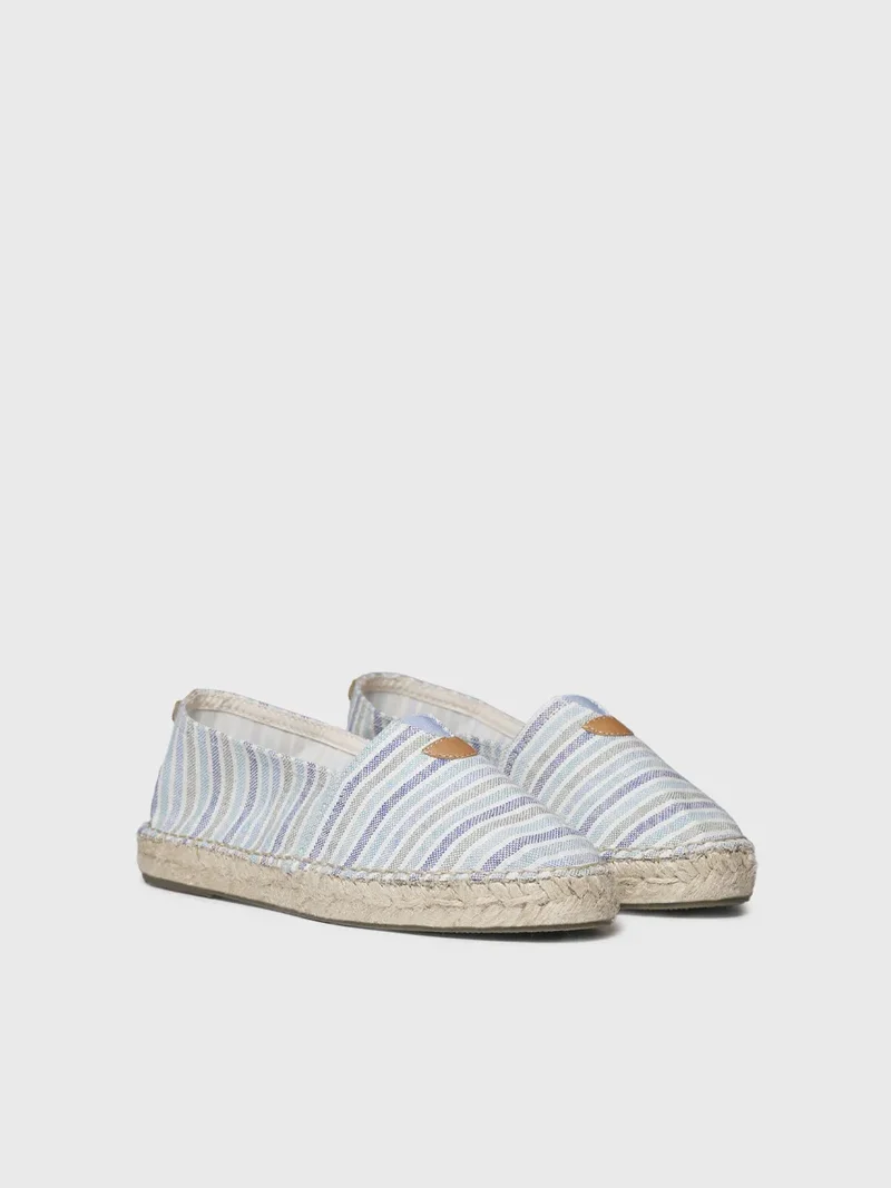 Alpargatas planas unisex a rayas | BLANES-RN