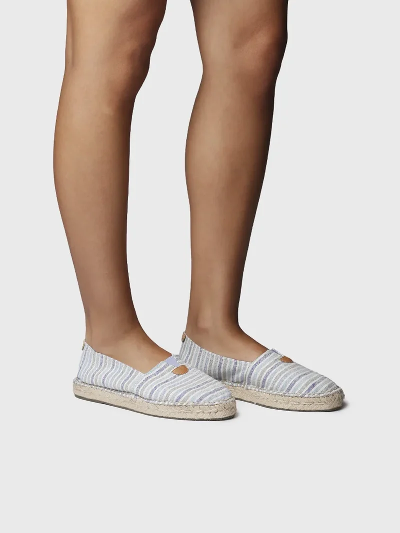 Alpargatas planas unisex a rayas | BLANES-RN