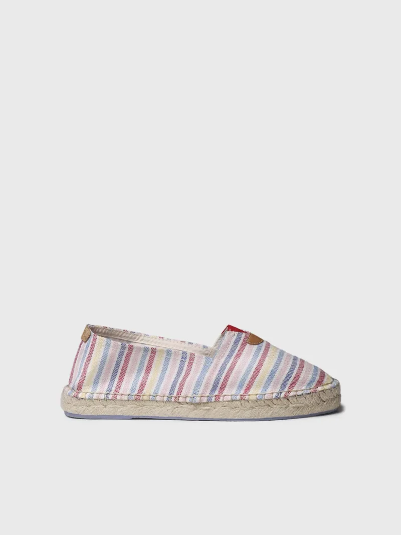 Alpargatas planas unisex a rayas | BLANES-RN