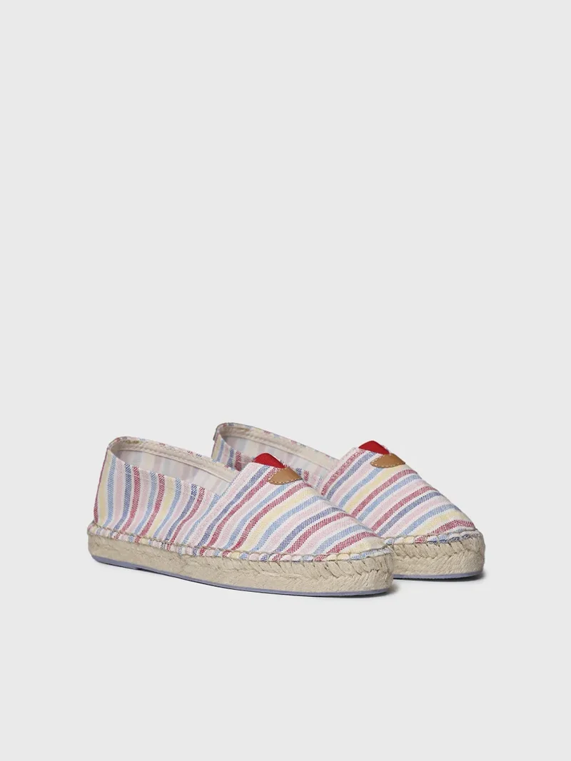 Alpargatas planas unisex a rayas | BLANES-RN