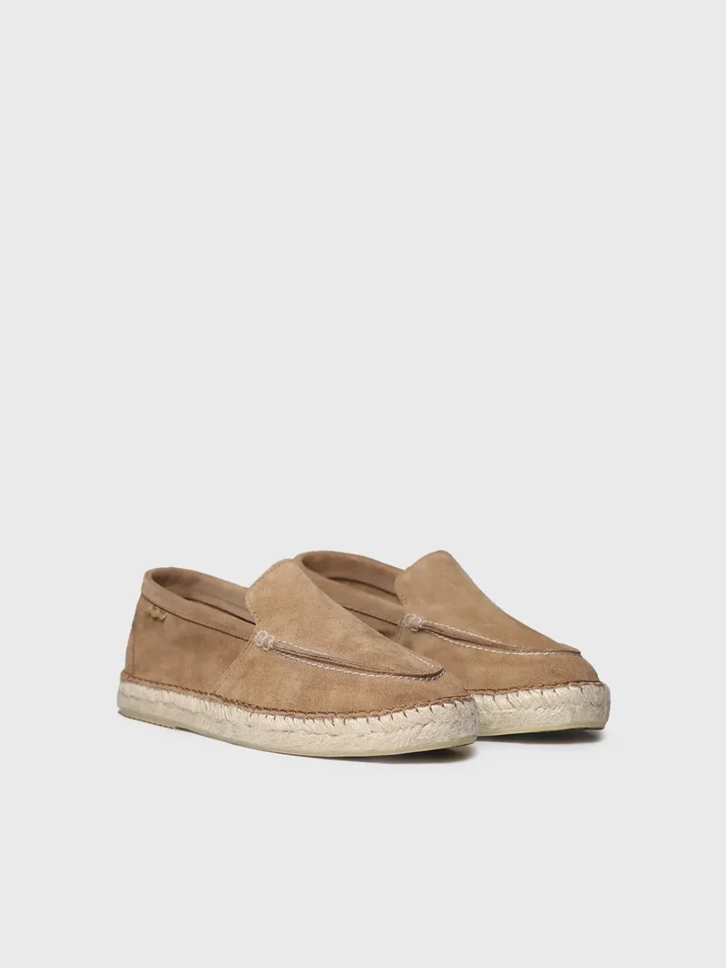 Alpargata de hombre en serraje tipo mocasín | MILO