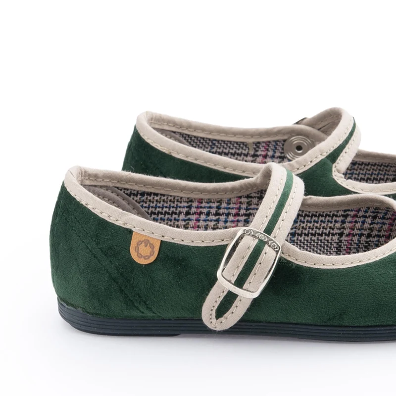 Mercedita verde/beige 55431 La Cadena