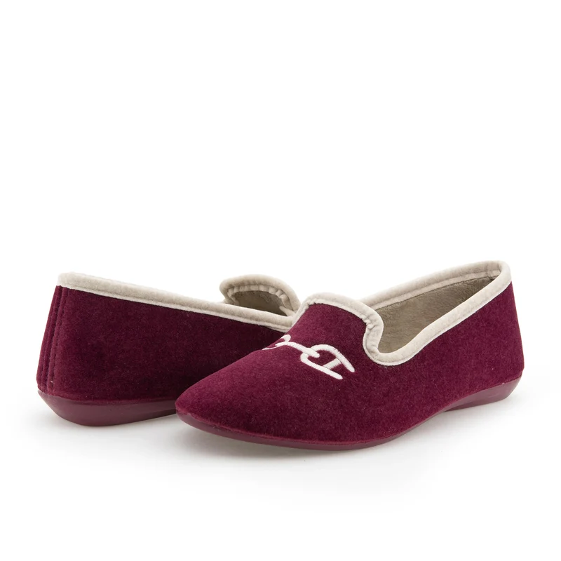 Zapatilla casa burdeos 2898073 Norteñas