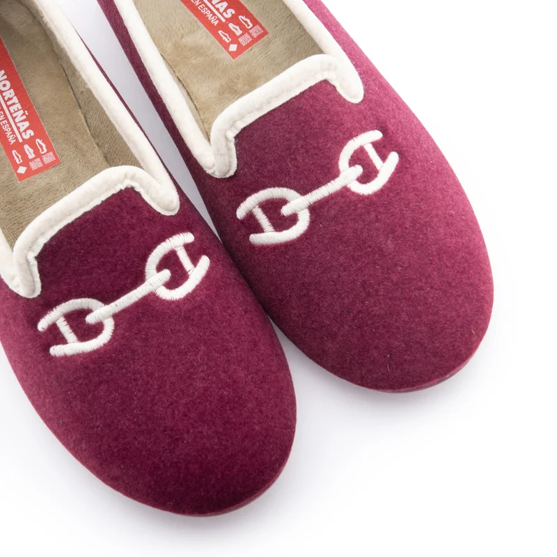 Zapatilla casa burdeos 2898073 Norteñas