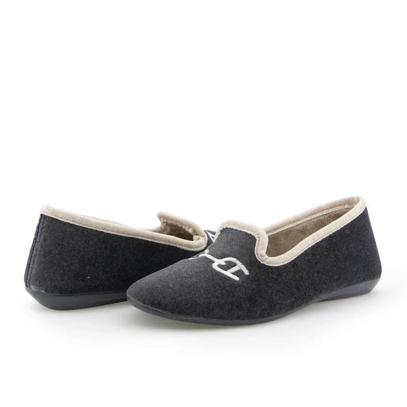 Zapatilla casa antracita 2898073 Norteñas