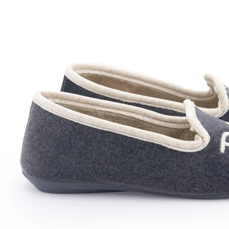 Zapatilla casa antracita 2898073 Norteñas