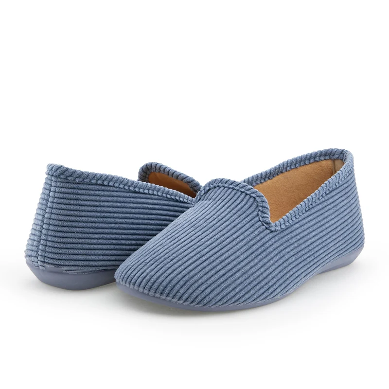 Zapatilla casa azul jeans 19980 Norteñas