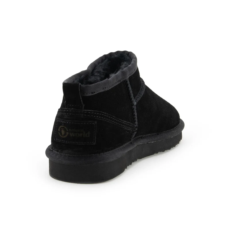 Bota serraje negro 7303 Natural World