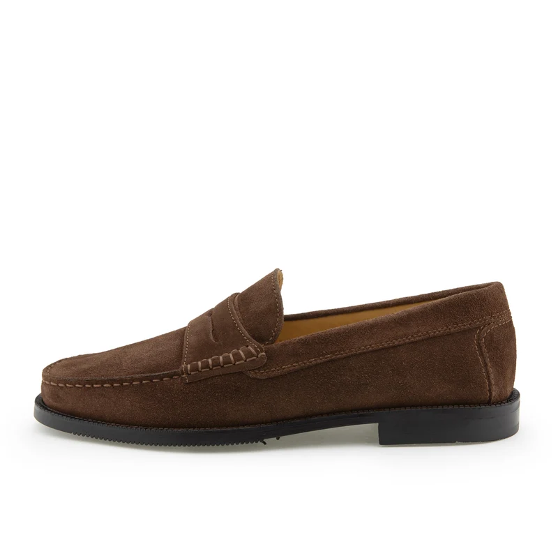 Mocasín serraje marrón 513 Castellano