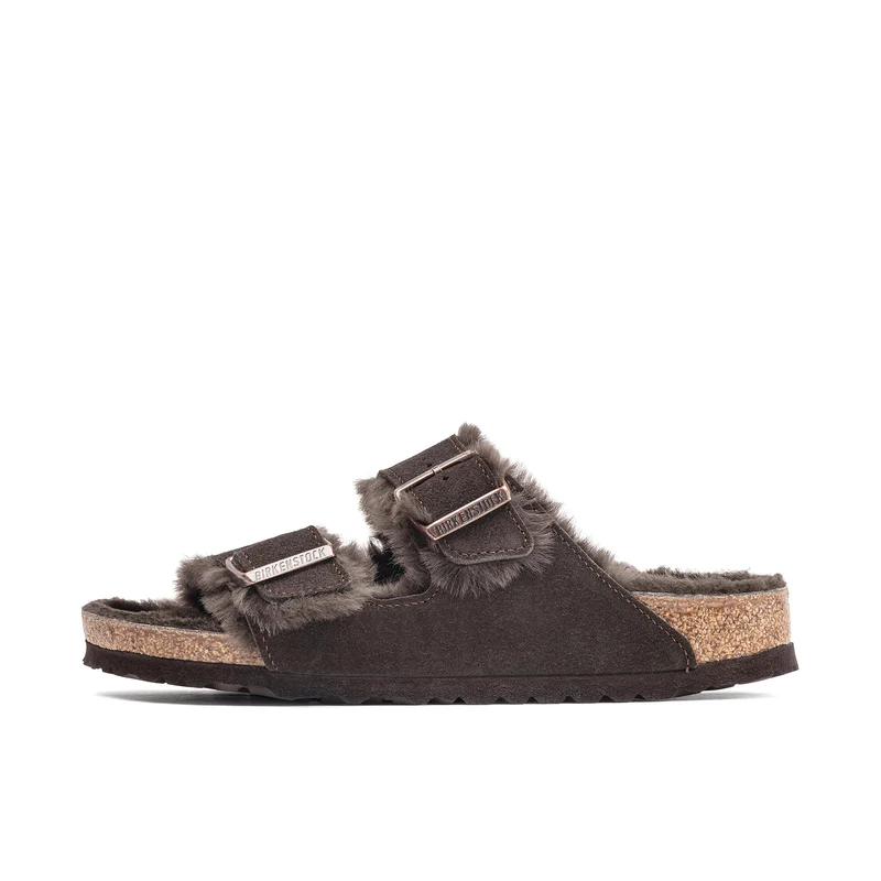 Sandalia serraje marrón forrada ARIZONA Birkenstock