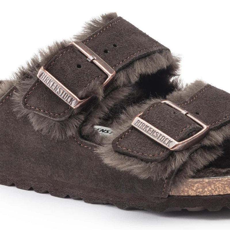 Sandalia serraje marrón forrada ARIZONA Birkenstock