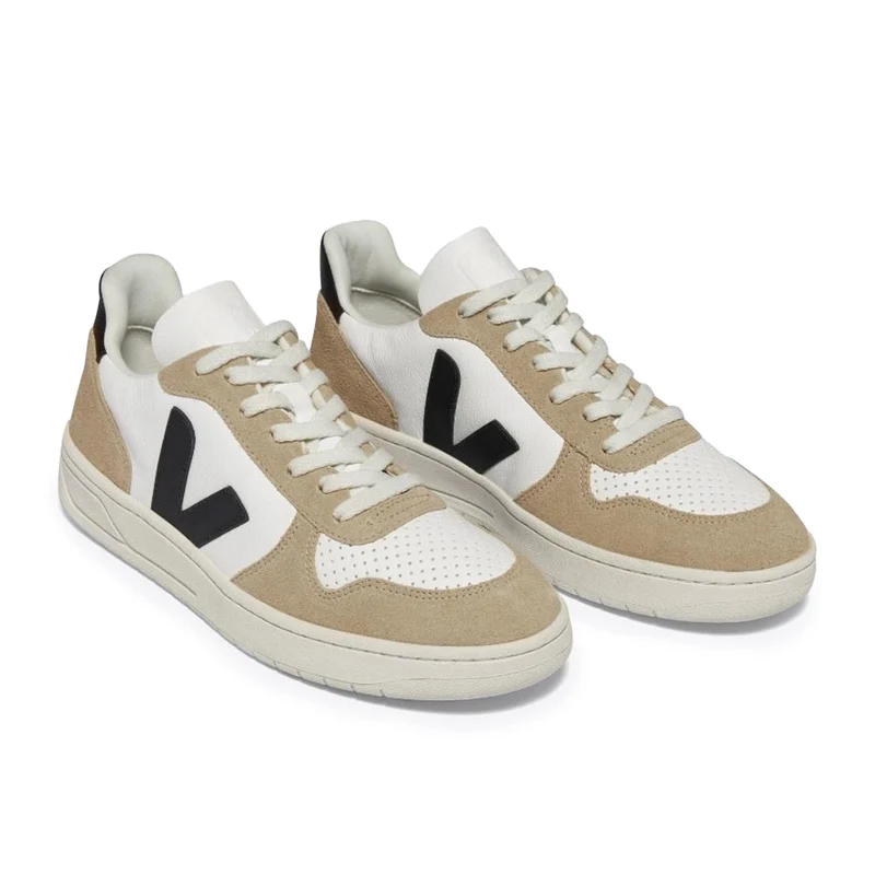 Deportiva blanco/negro/beige V10 Veja