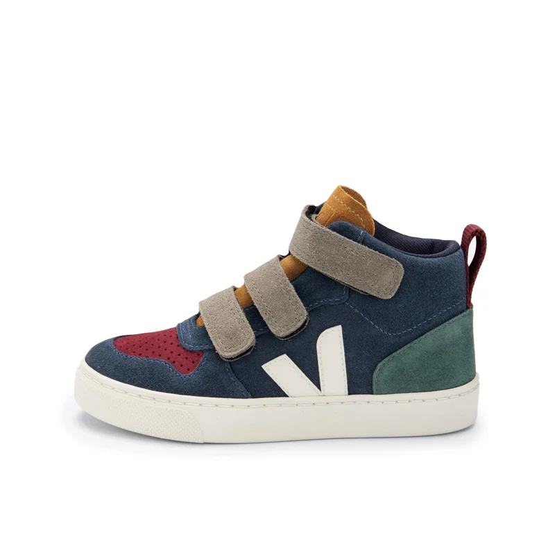 Bota serraje azul V10MIDVEL Veja