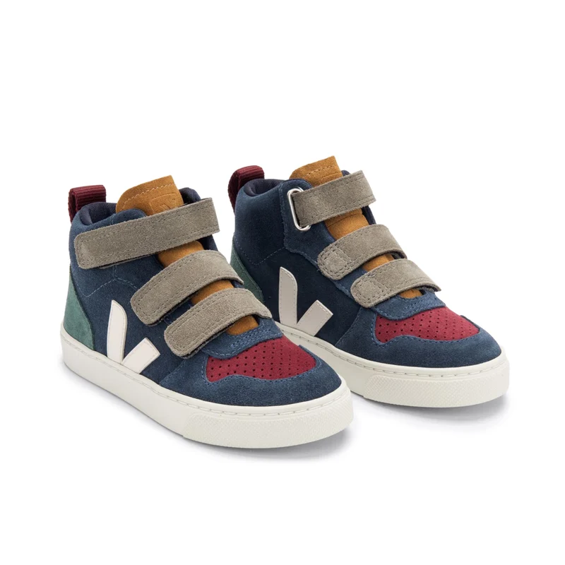 Bota serraje azul V10MIDVEL Veja