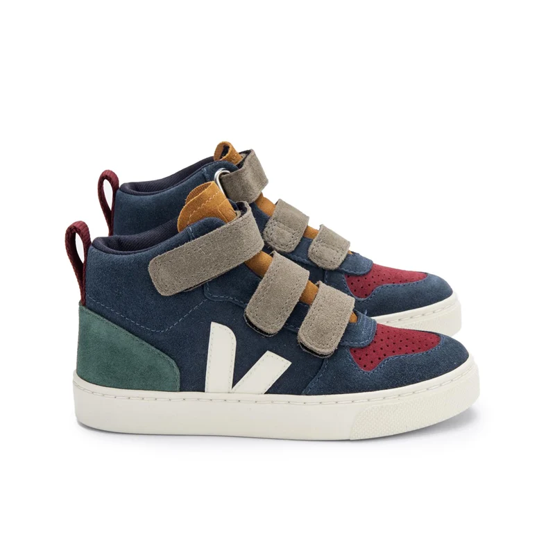 Bota serraje azul V10MIDVEL Veja
