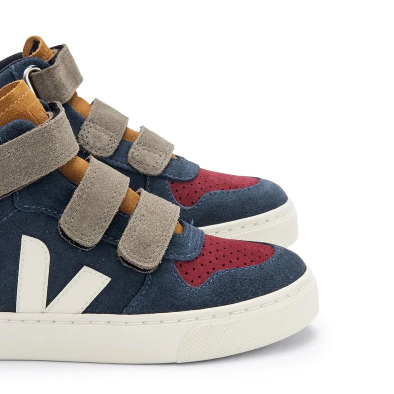 Bota serraje azul V10MIDVEL Veja