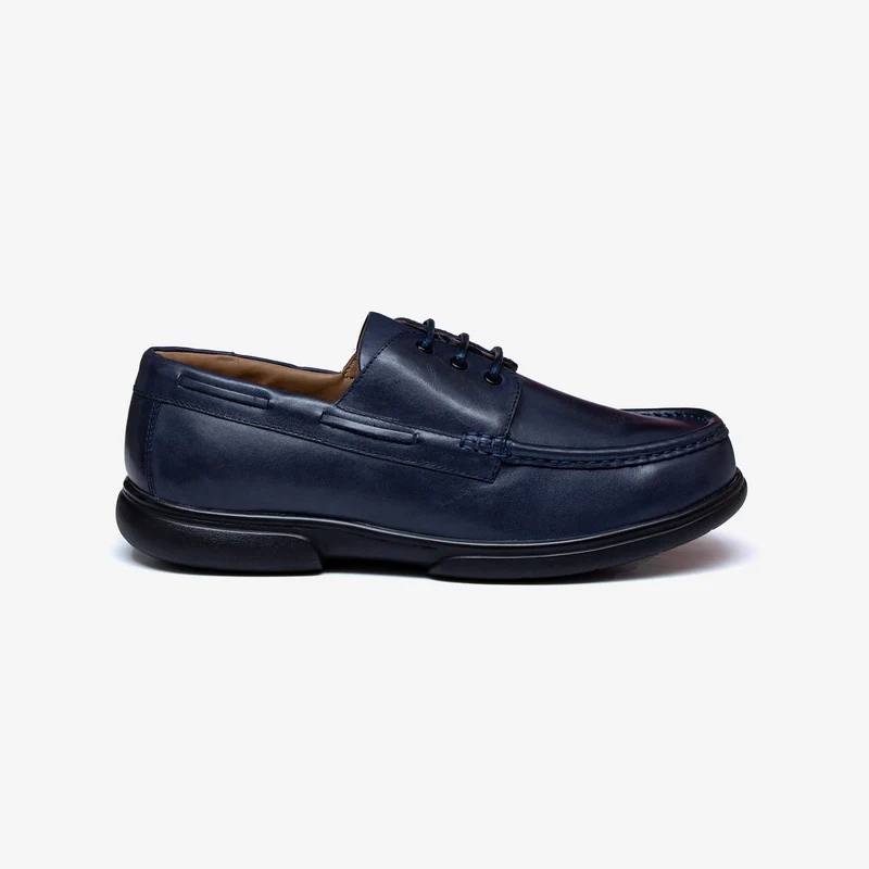 Zapatos náuticos Tredd Well Dean de corte ancho para hombre, color azul marino