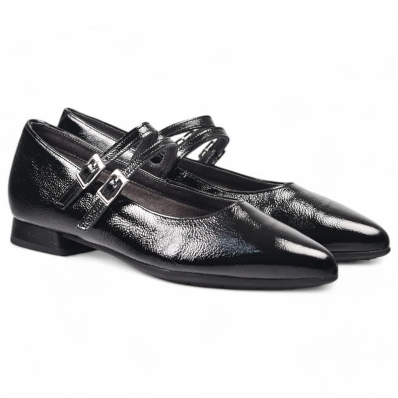 Zapatos Pitillos Mary Janes 10140 Negro