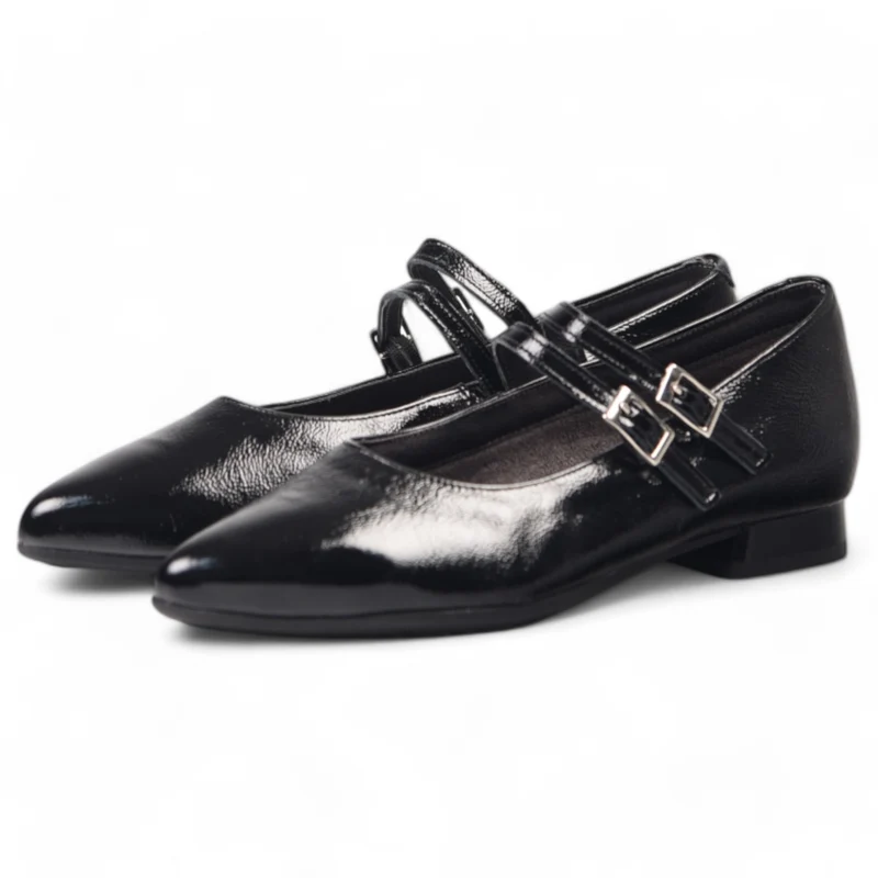 Zapatos Pitillos Mary Janes 10140 Negro