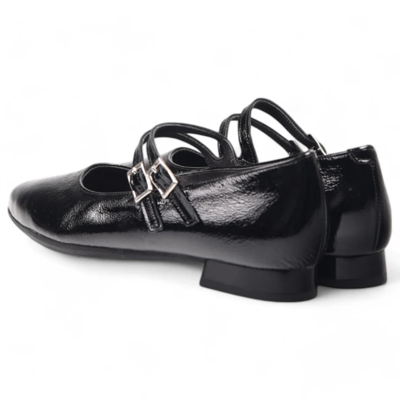Zapatos Pitillos Mary Janes 10140 Negro