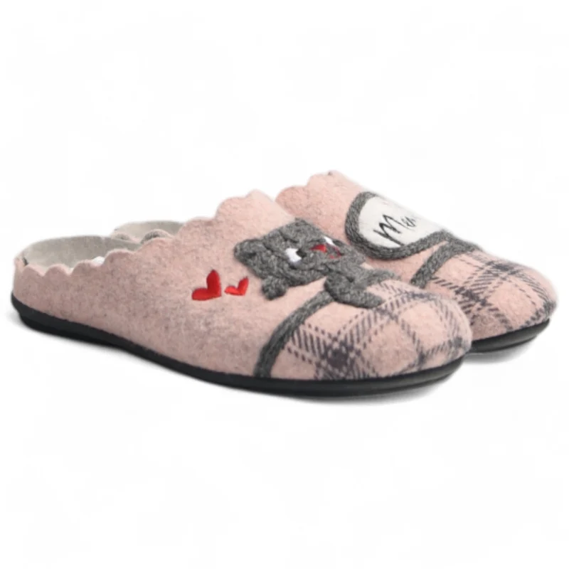 Zapatillas de Casa Marpen Slippers Meow 307IV24 Rosa
