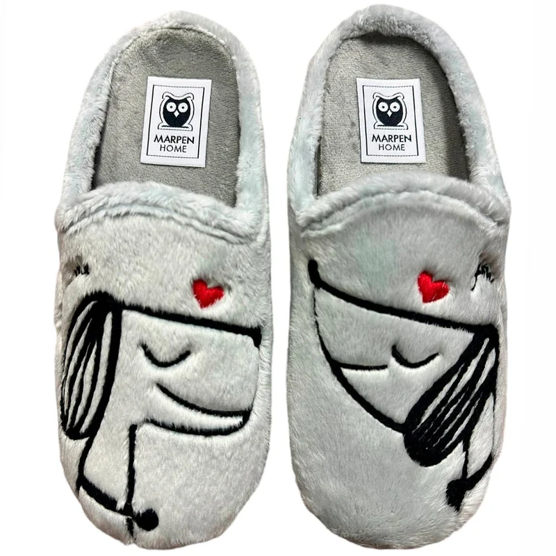 Zapatillas de Casa Marpen Slippers You & Me 406IV24 Gris