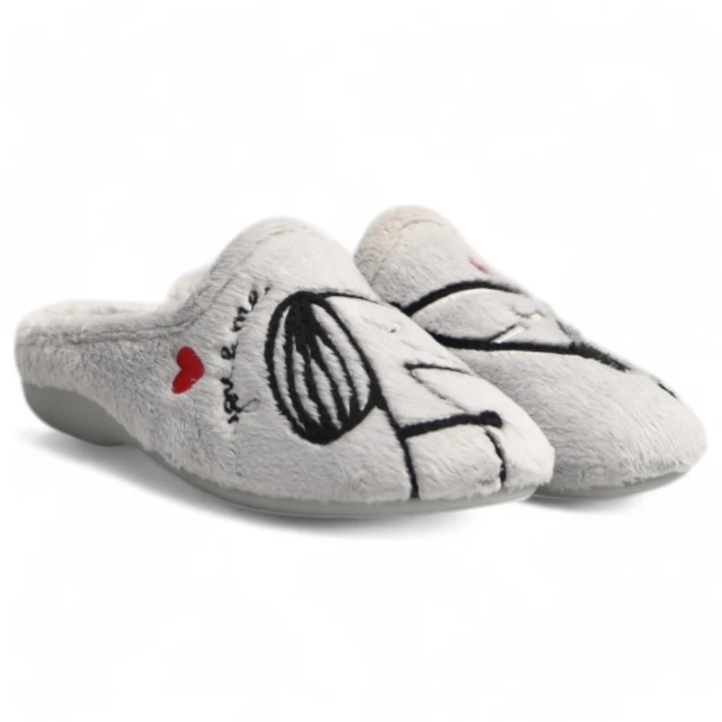 Zapatillas de Casa Marpen Slippers You & Me 406IV24 Gris