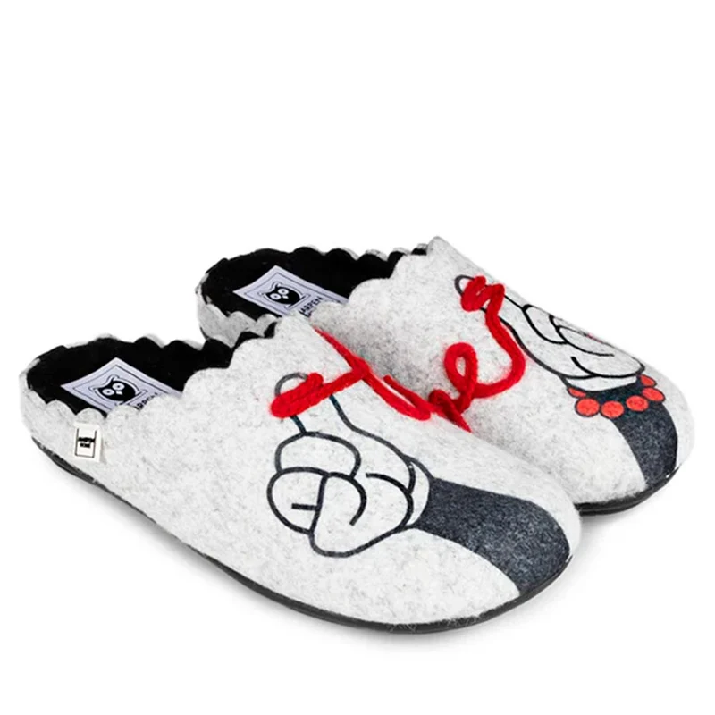 Zapatillas de Casa Marpen Slippers Love 306IV24 Gris