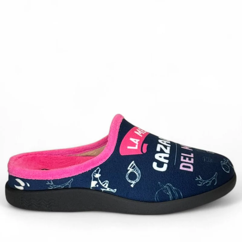 Zapatillas de Casa La Valenciana La Mejor Cazadora 26-269 Fuxia