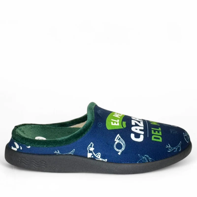 Zapatillas de Casa La Valenciana El Mejor Cazador 27-169 Verde