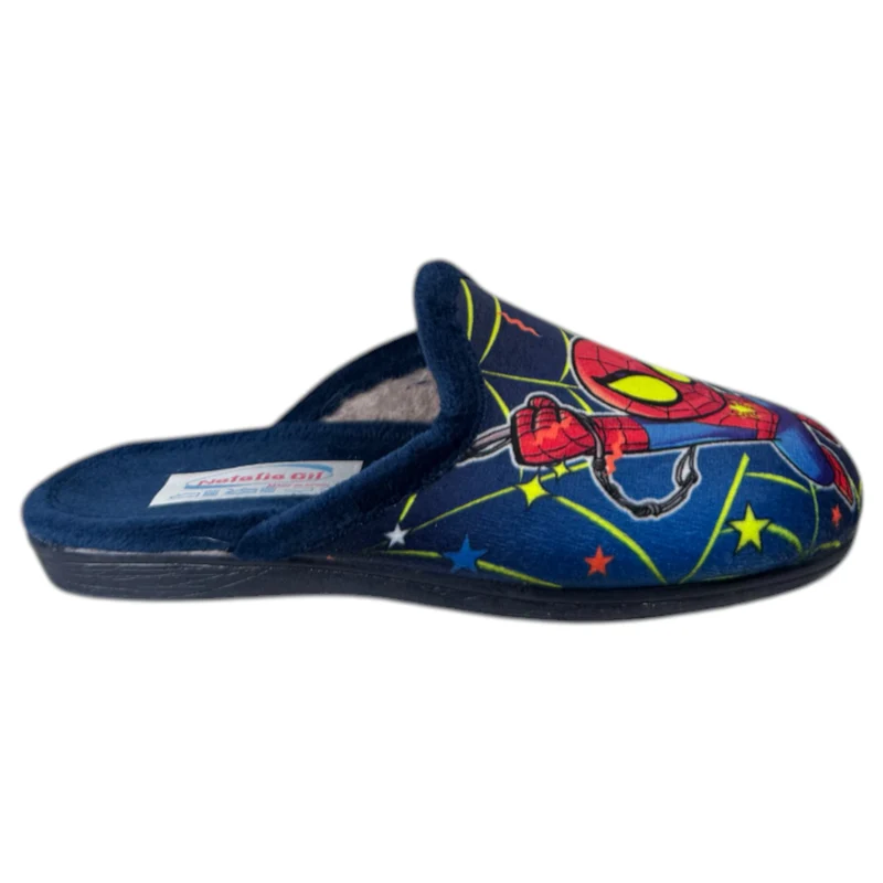 Zapatillas de Casa Natalia Gil Spiderboy Abierta 7048 Marino