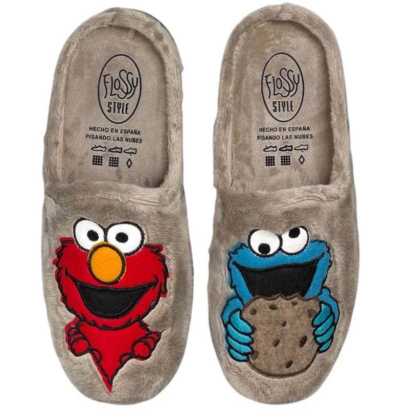 Zapatillas de Casa Flossy Monster 27-124 Taupe