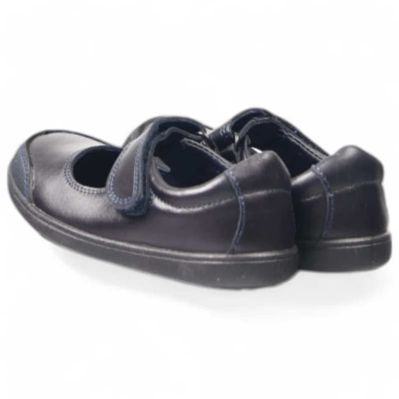 Merceditas Javer Colegial Piel Lavable 6-4 Marino