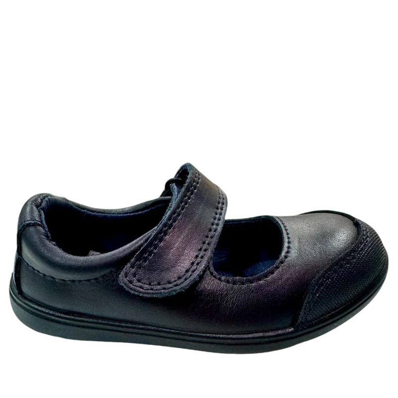 Merceditas Javer Colegial Piel Lavable 6-4 Marino