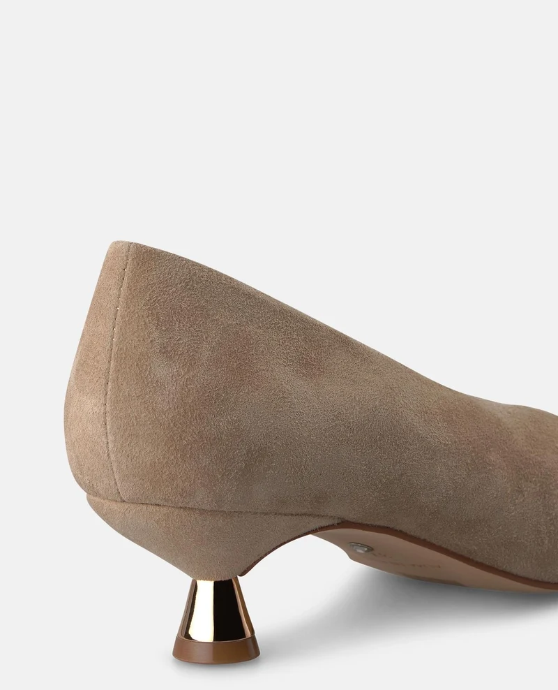 ZAPATO TACÓN CHUPETE DE ANTE