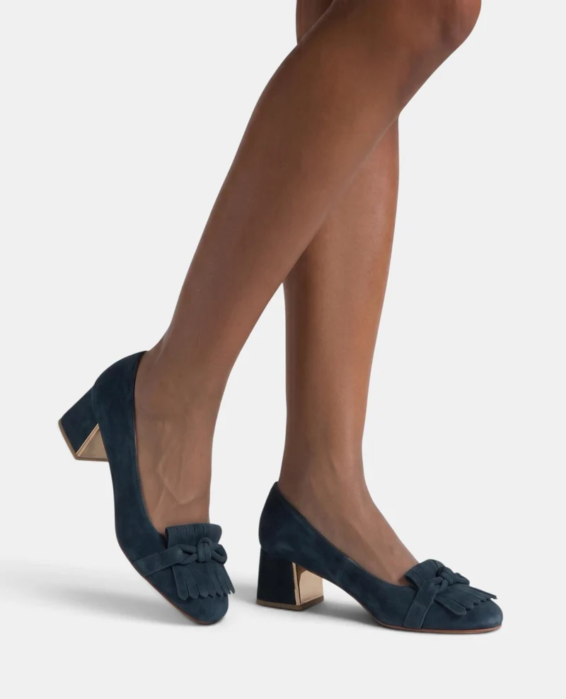ZAPATO DE ANTE CON FLECOS