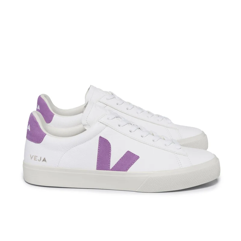 Deportiva blanco/mulberry CAMPO Veja