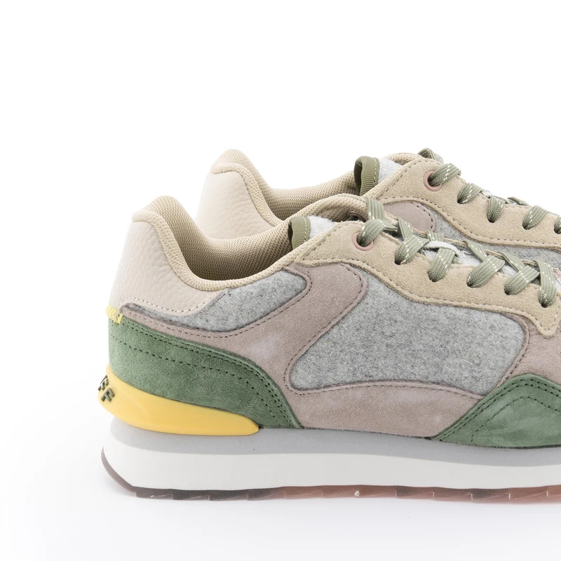 Deportiva beige/verde FARO Hoff