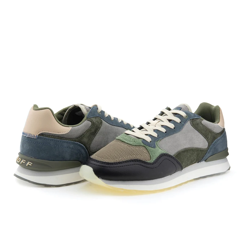 Deportiva gris/azul QUEBEC Hoff