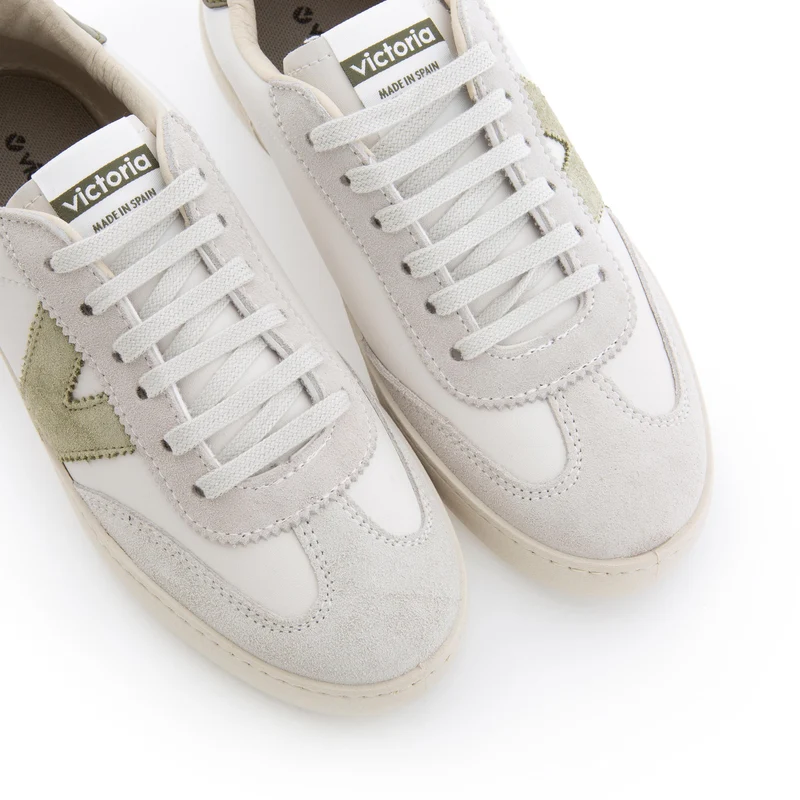 Deportiva blanco/kaki 1126184 Victoria