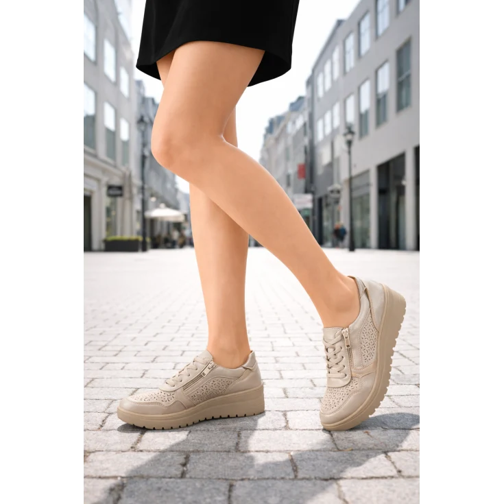 MUJER COMODO LUNARA BEIGE