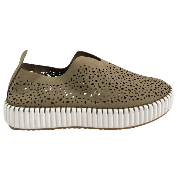 MUJER ZAPATO COMODO PLATAFORMA VERDE ISA