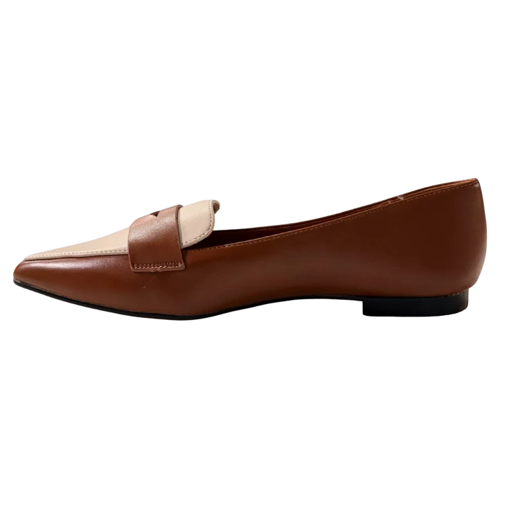MUJER MOCASIN VITARIA CAMEL/BEIGE