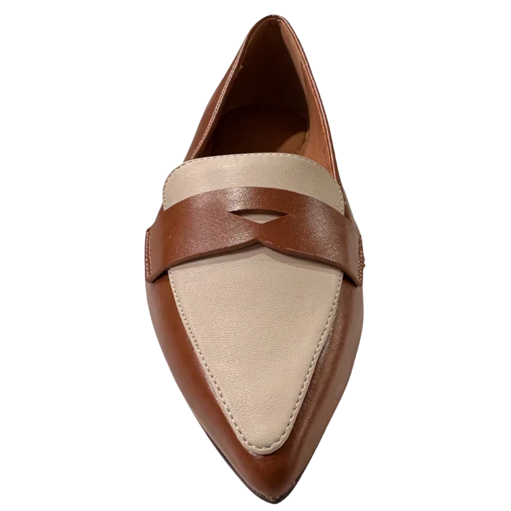 MUJER MOCASIN VITARIA CAMEL/BEIGE