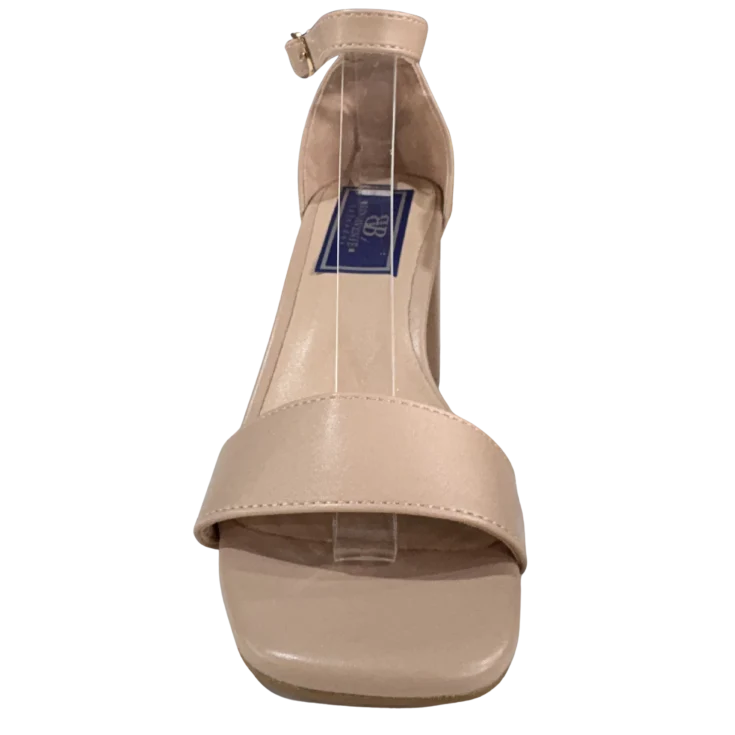 MUJER TACON SANDALIA FIESTA BEIGE