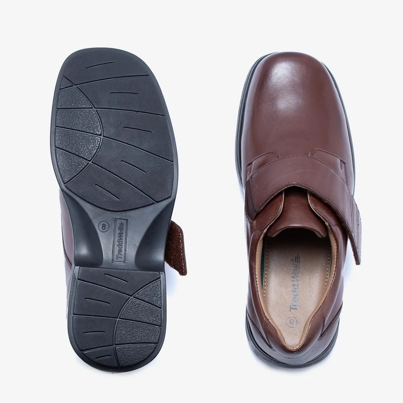 Zapatos con velcro Tredd Well Roger de corte ancho para hombre