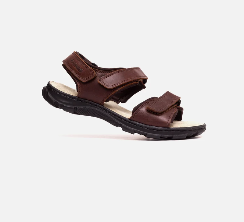 Sandalias de cuero James de ajuste ancho para hombre de Tredd Well